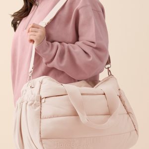 puffy carryall tote